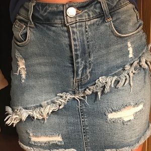 Jean skirt